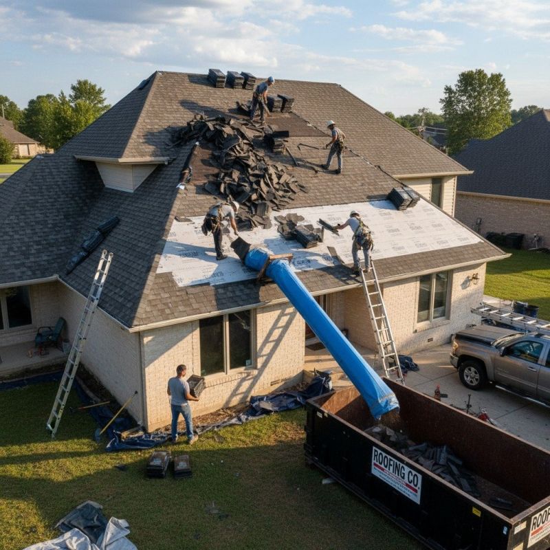 Damaged Roof Replacement in Framingham, MA