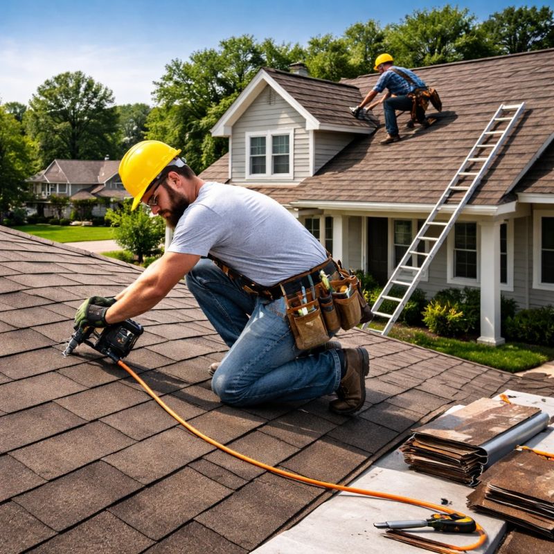 Asphalt Shingle Roof Installation in Boston, MA