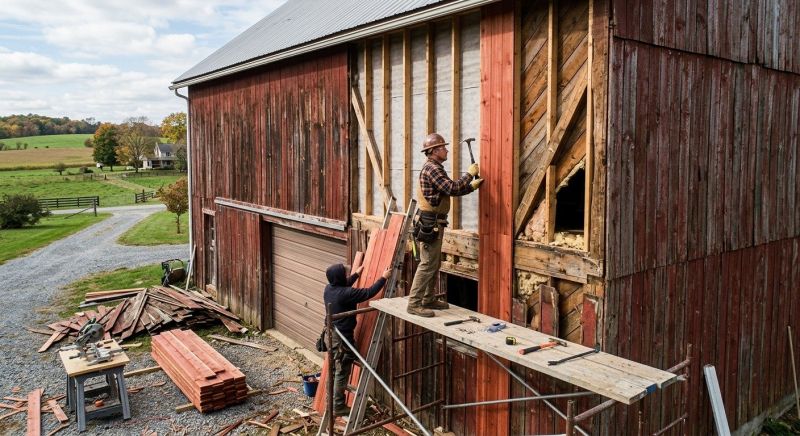 Barn Siding Replacement in Stamford, CT