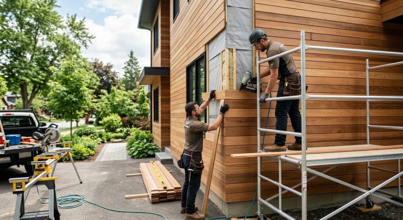 Barn Wood Siding Installation in Boston, MA