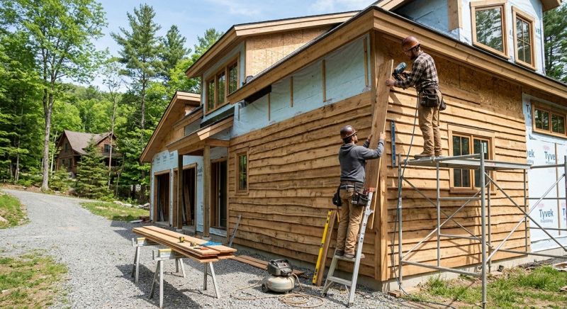 Faux Wood Siding Installation in Fairfield County, CT
