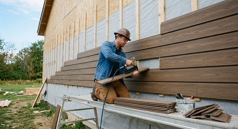 Faux Wood Siding Installation in Stamford, CT