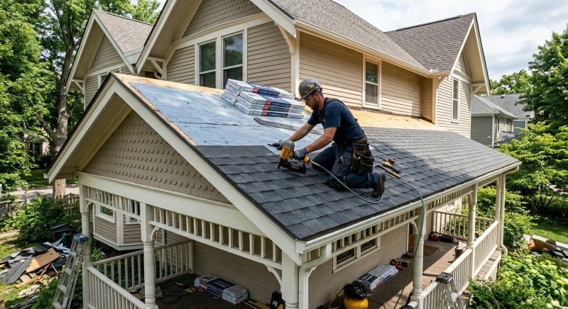 Garage Roof Installation in Framingham, MA