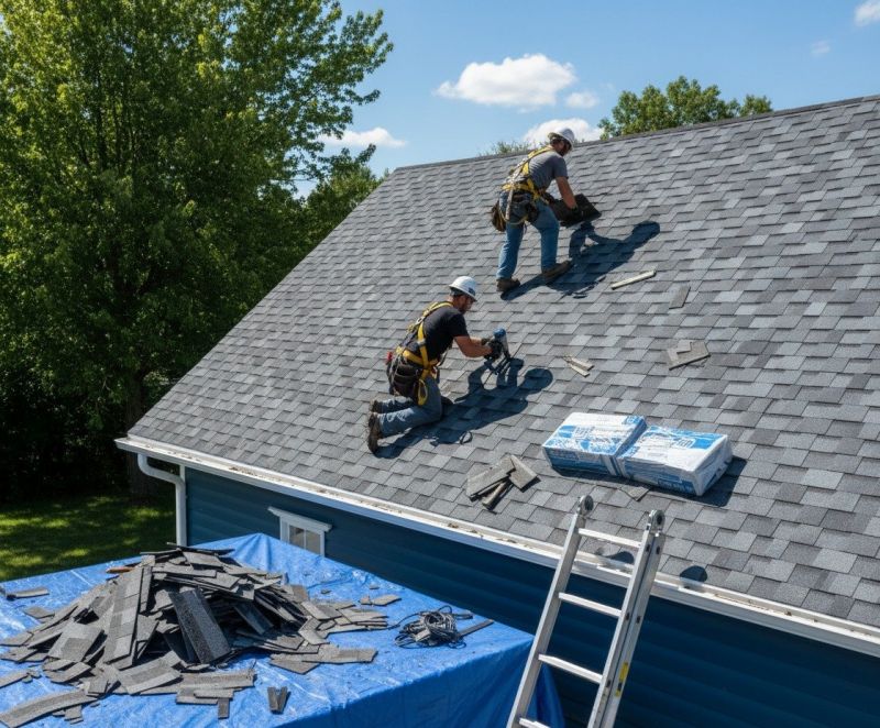 Roof Shingles Replacement in Worcester, MA