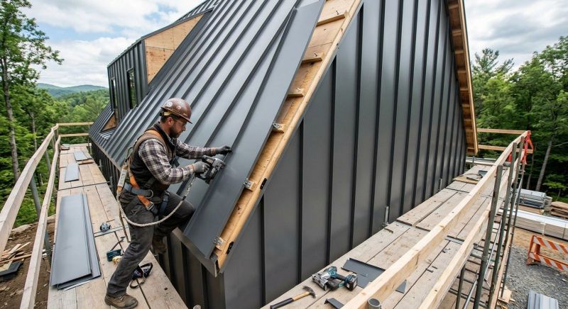 Sheet Metal Siding Replacement in Boston, MA