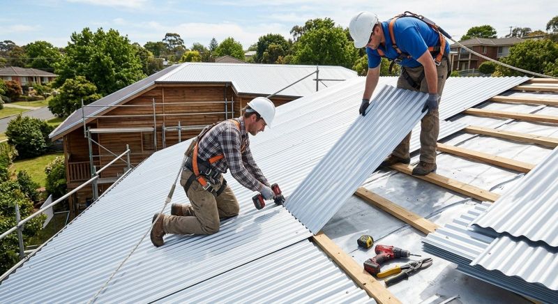 Steel Roof Installation in Fredericksburg, VA