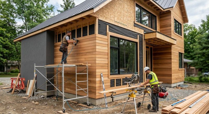 Wood Barn Siding Installation in Stamford, CT