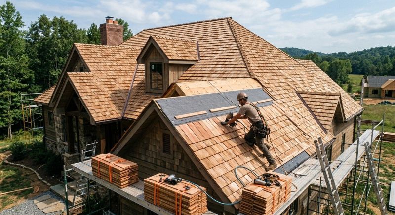 Wood Roofing Installation in Fredericksburg, VA