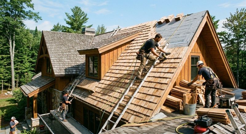 Wood Shake Roof Replacement in Fredericksburg, VA