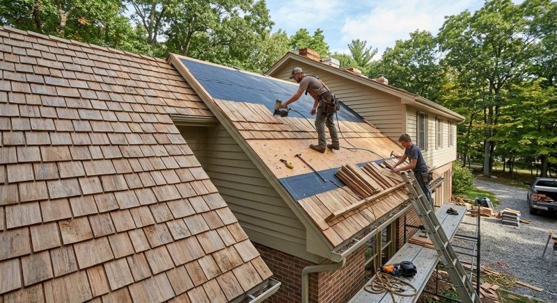 Wooden Roof Installation in Alexandria, VA
